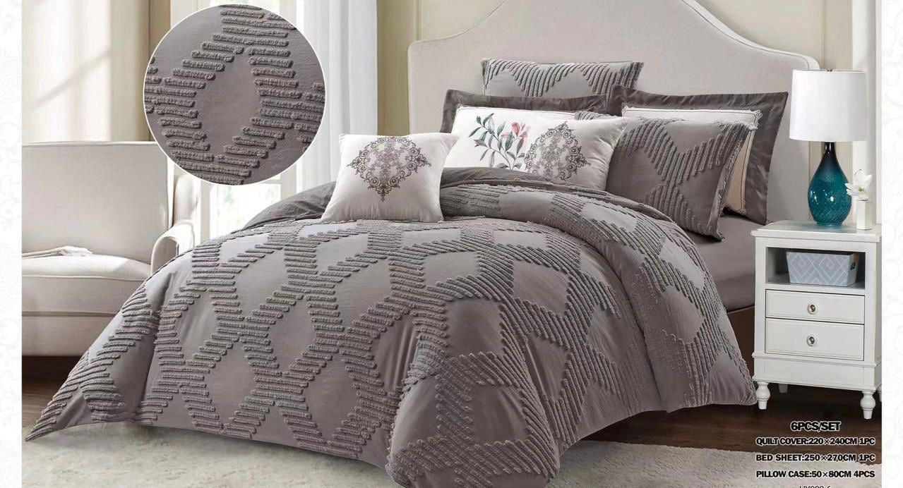 Diamond Tufted Duvet Cover