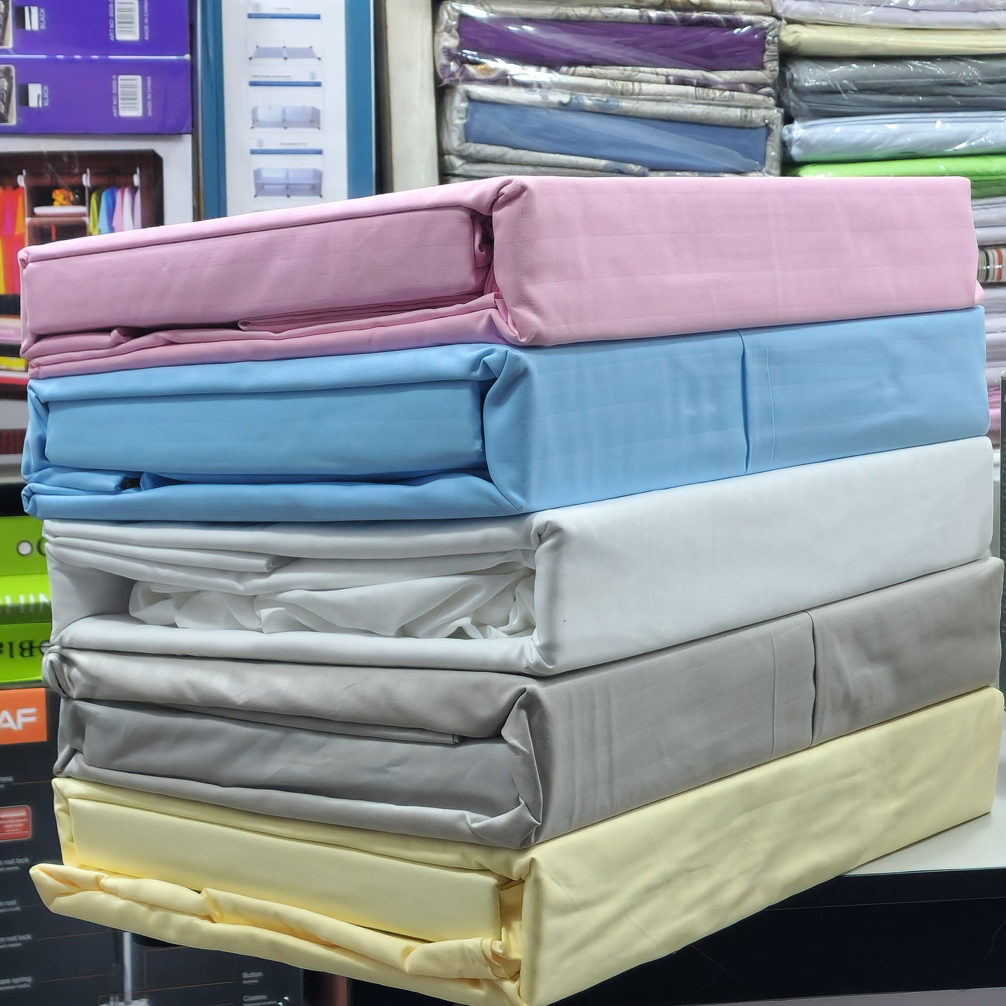Plain Hotel Duvet Cover Set.