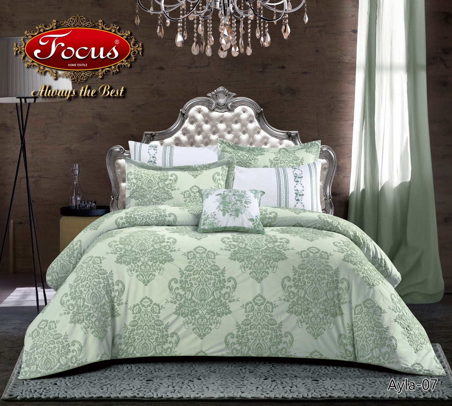 Luxury Duvet Set. Ornate pattern.