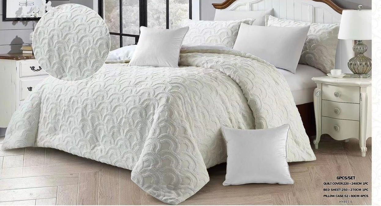 Plain Textured Duvet Cover
