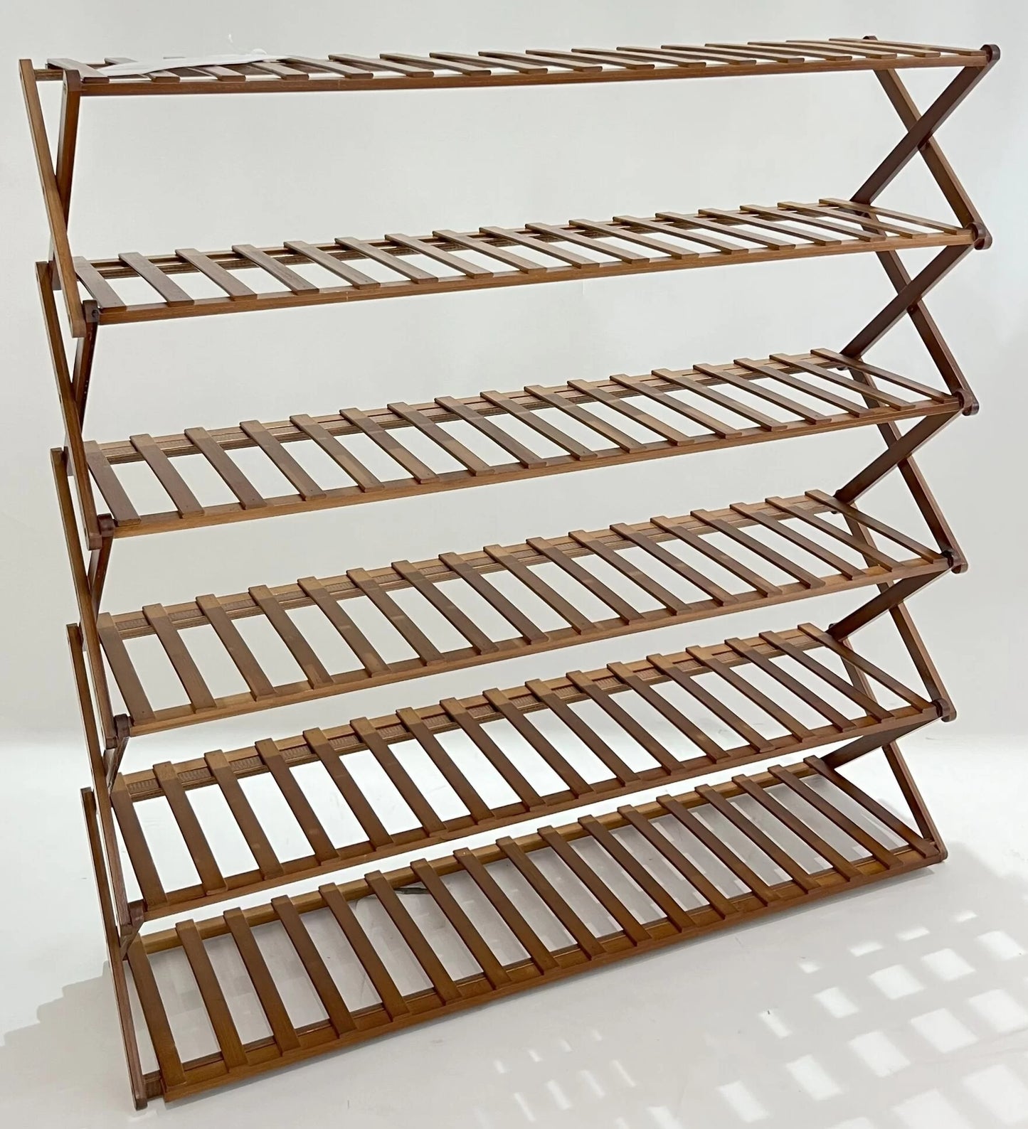 Bamboo Foldable Shoerack