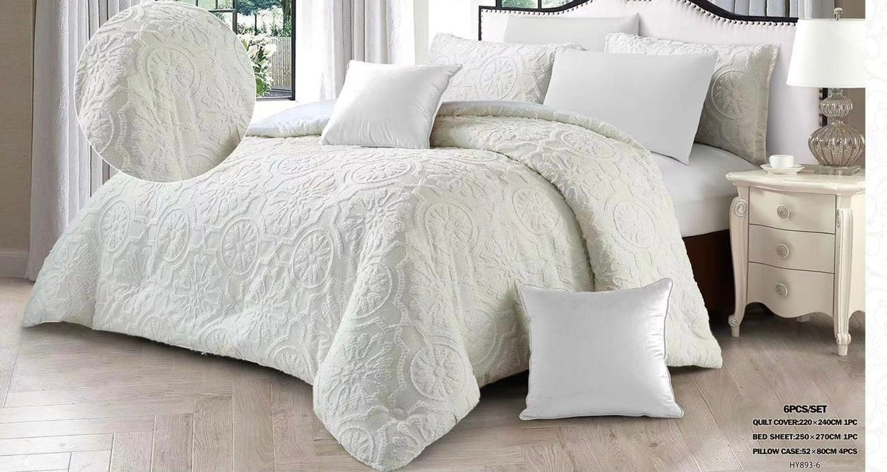 Plain Textured Duvet Cover