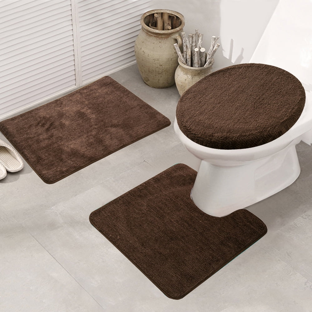 3-Piece Bathroom Mat Set