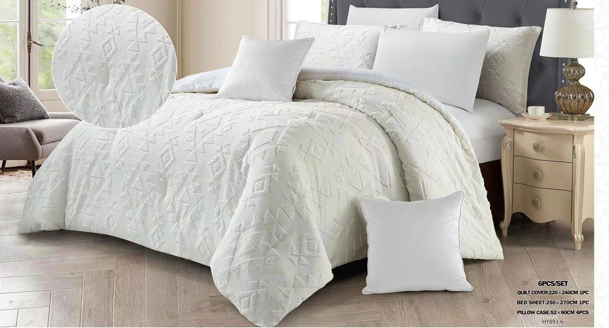 Plain Textured Duvet Cover