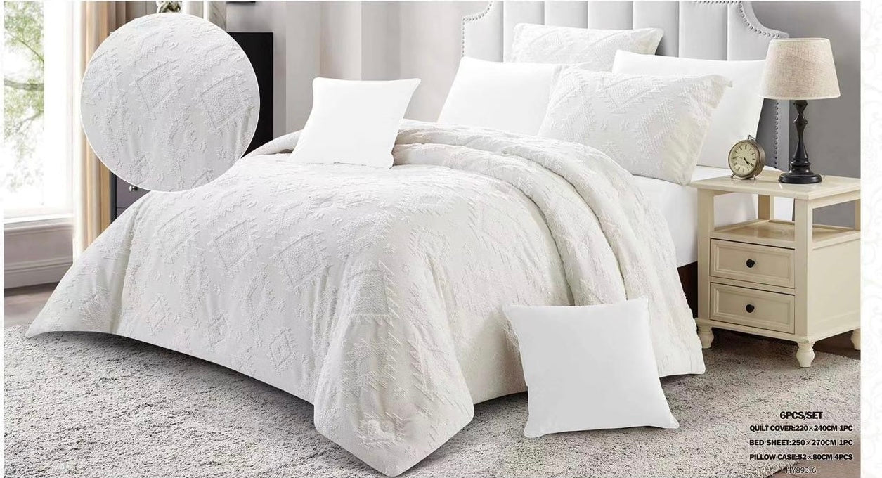 Plain Textured Duvet Cover