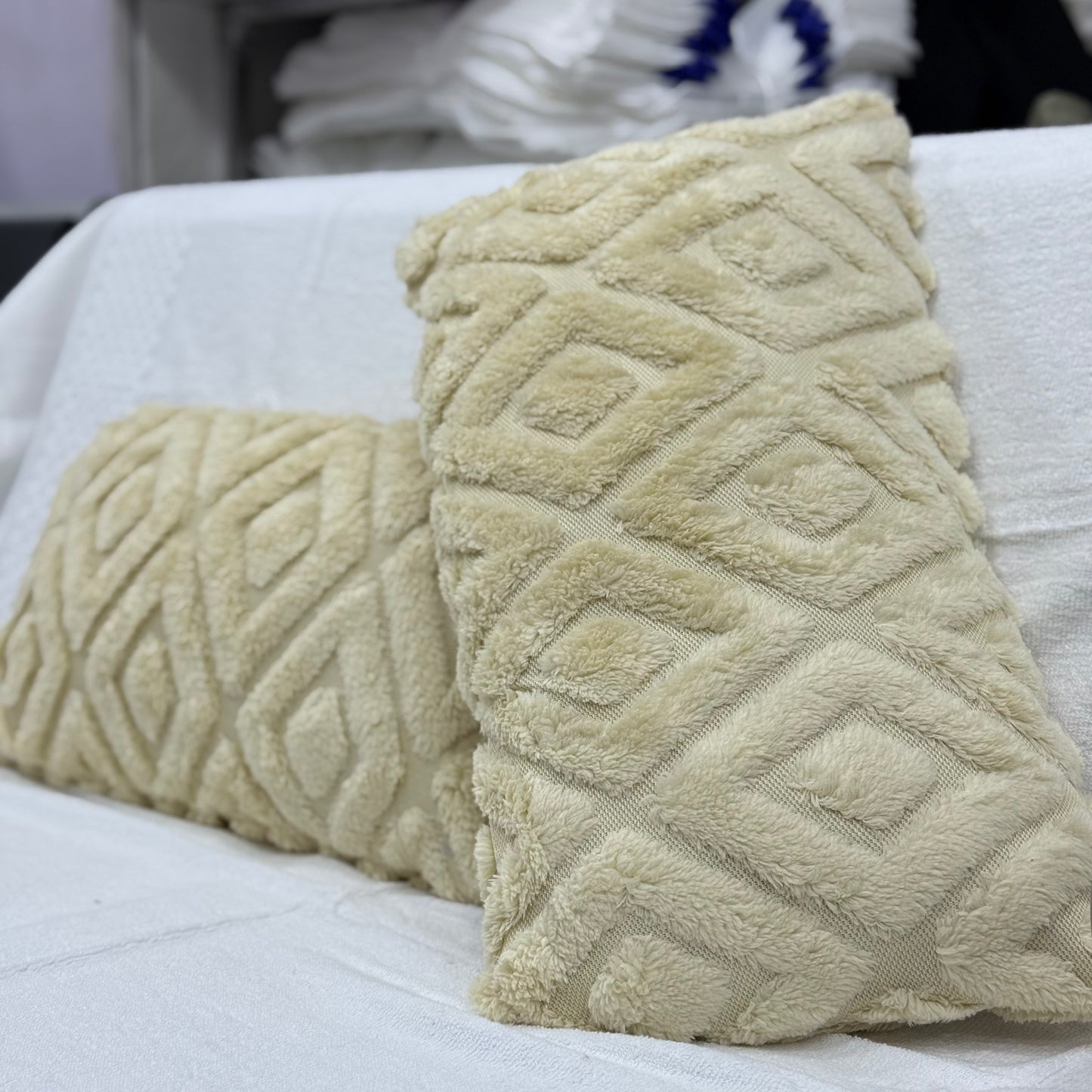 Textured Lumbar Pillows