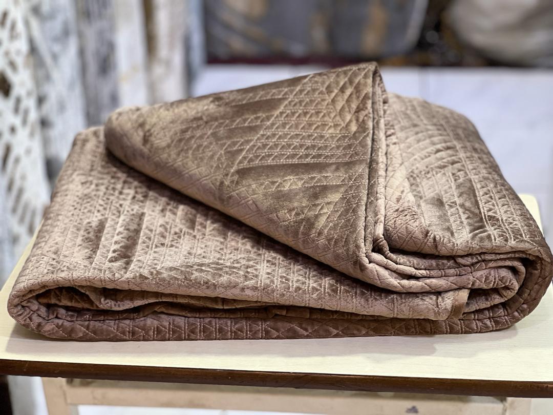 Velvet / Cotton Bedspread