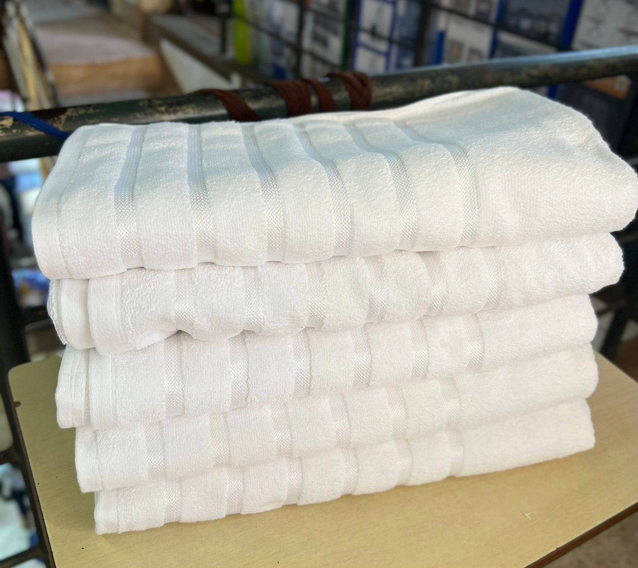 Plain White Towels
