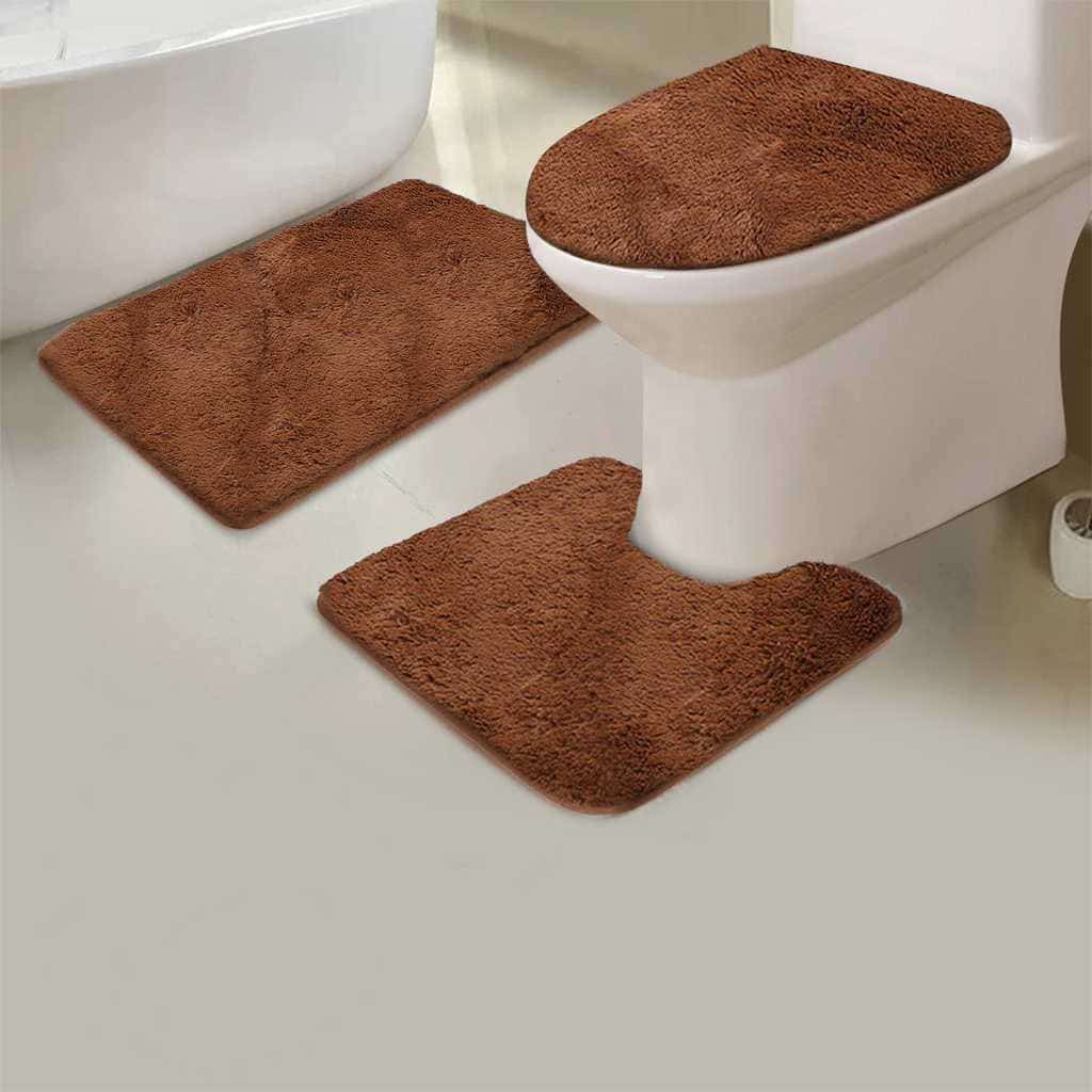 3-Piece Bathroom Mat Set