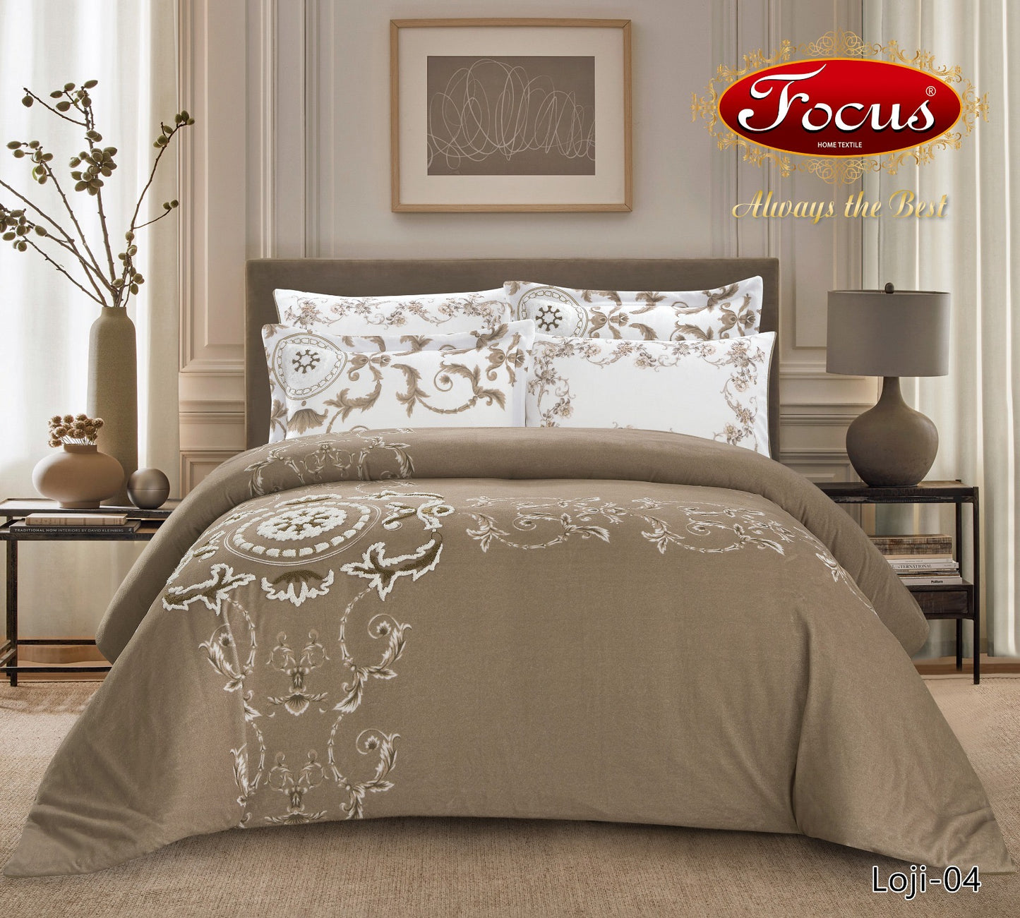 Luxury Duvet Set Damask.
