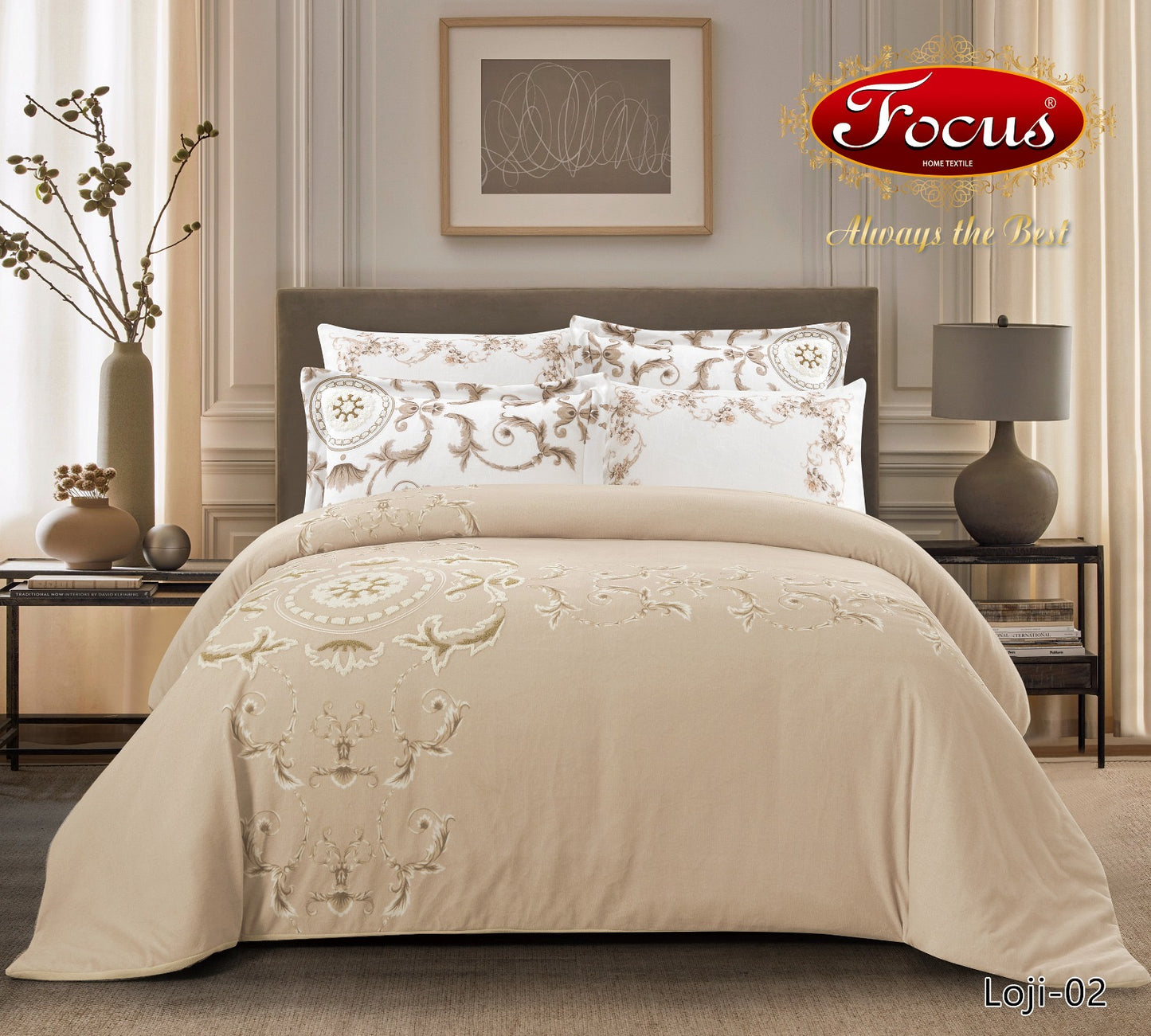Luxury Duvet Set Damask.