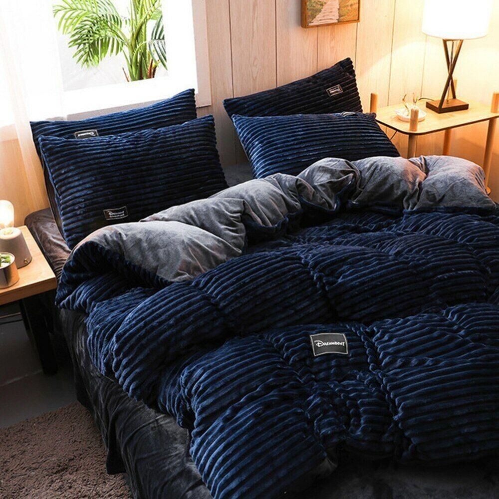 Coral - Velvet Duvet Set