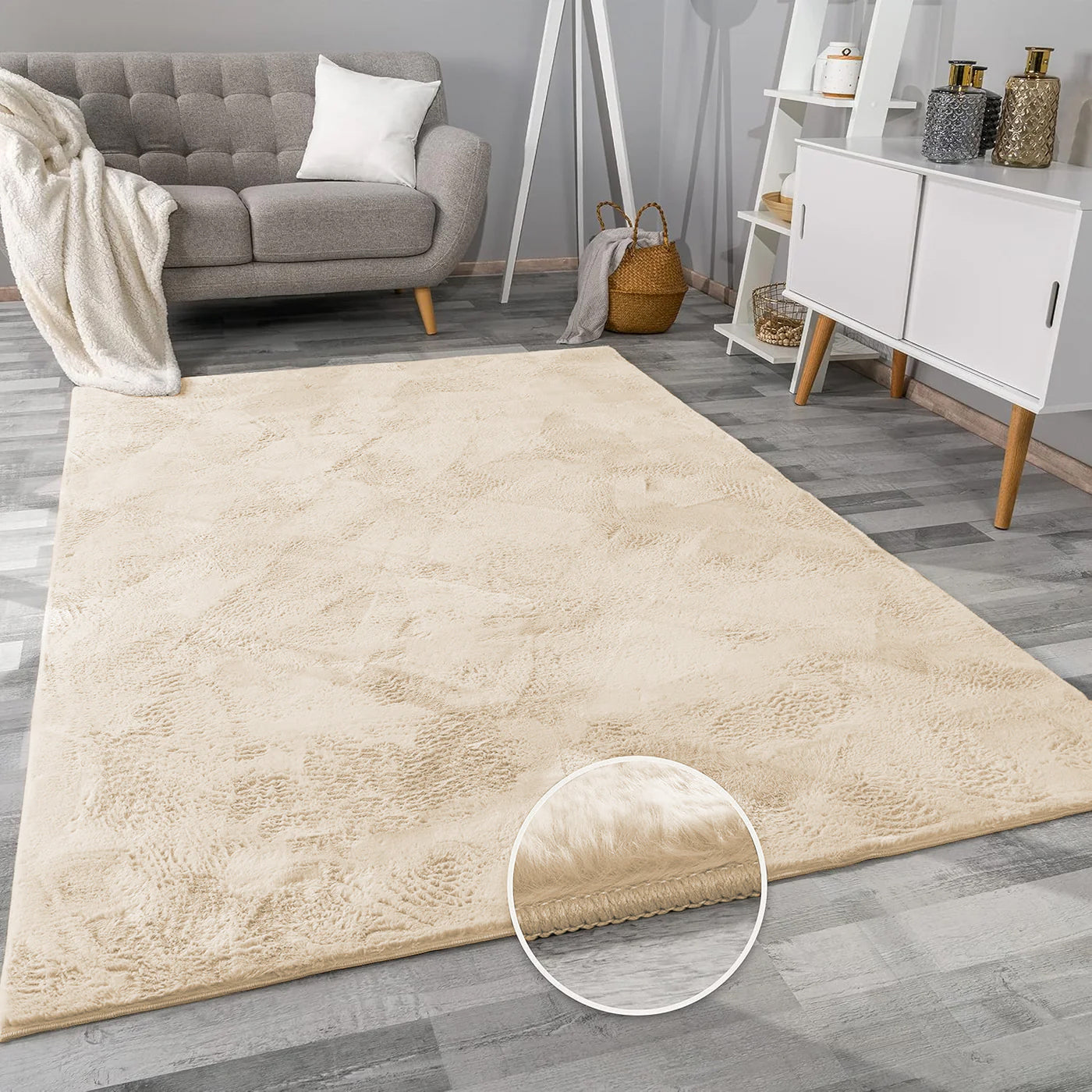 Luxury Rabbit Fur Carpets