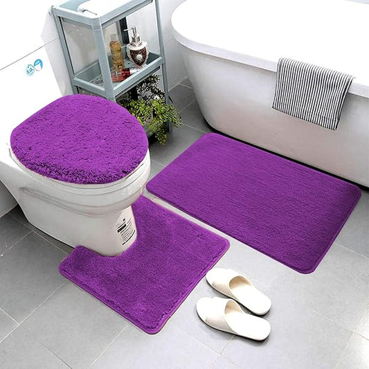 3-Piece Bathroom Mat Set