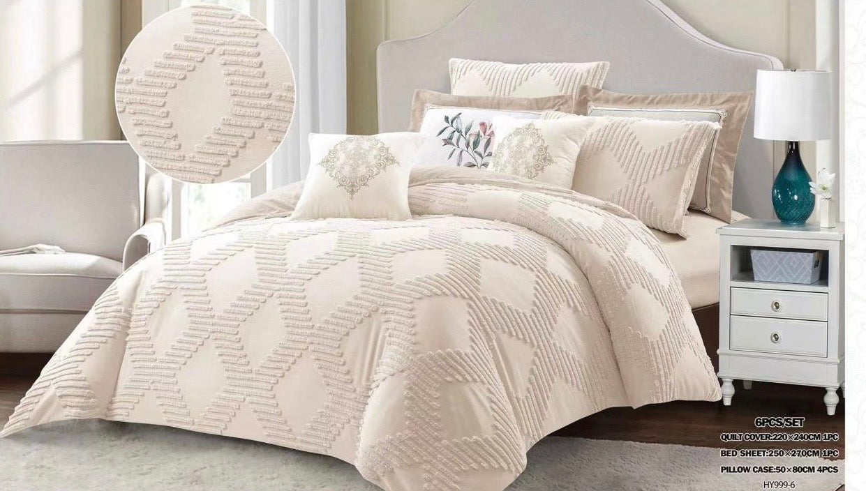 Diamond Tufted Duvet Cover