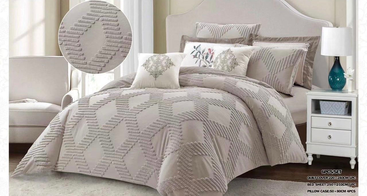 Diamond Tufted Duvet Cover