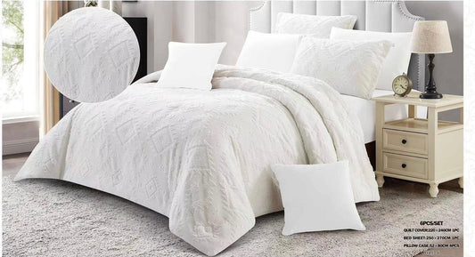 Plain Textured Duvet Cover