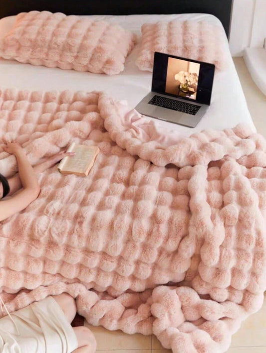Luxury Rabbit Fur Duvet Set.