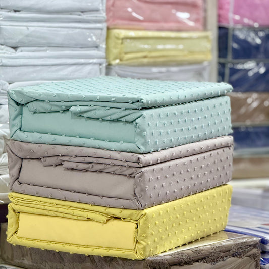 Textured Dot Duvet Cover Set
