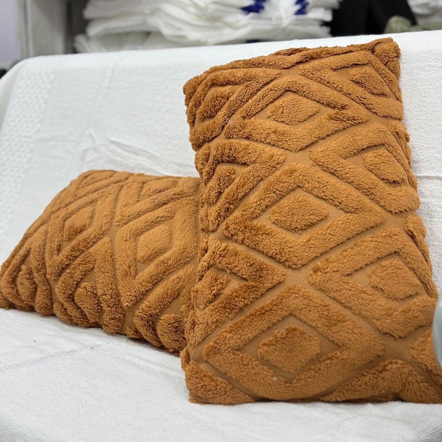 Textured Lumbar Pillows