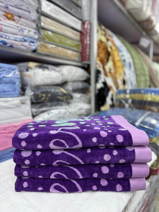 Purple Velvet Towels