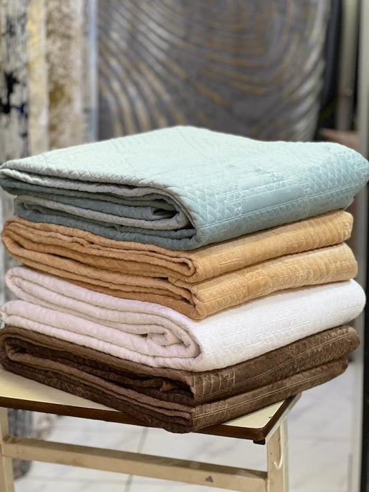 Velvet / Cotton Bedspread