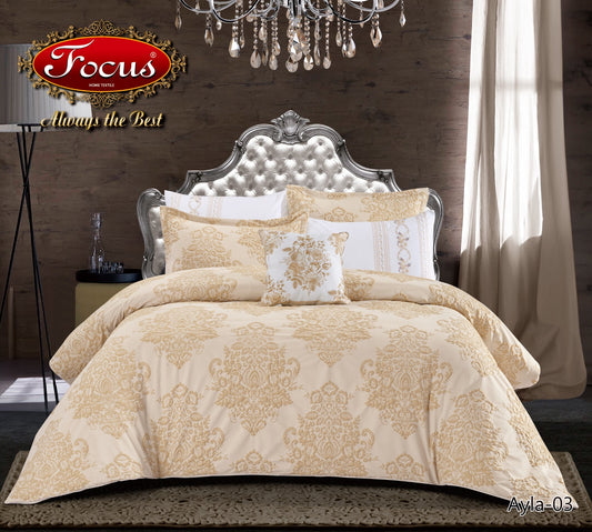 Luxury Duvet Set. Ornate pattern.