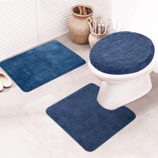 3-Piece Bathroom Mat Set