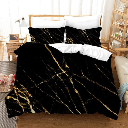 Marble Duvet Cover Set